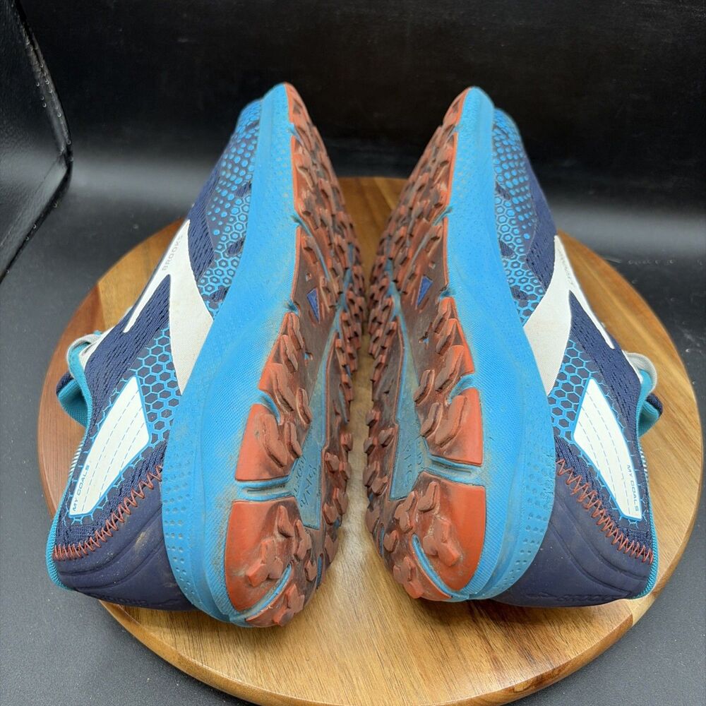 Brooks Divide 3 Mens Size 9.5 D Trail Running Shoes Blue Sneakers 1103811D490 - Picture 6 of 8
